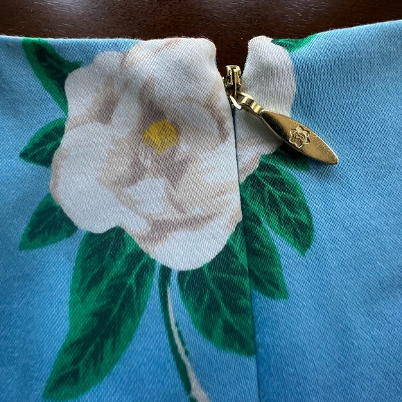 NWT!! Draper James Magnolia Love Circle Dress floral light blue white flower - Picture 9 of 11